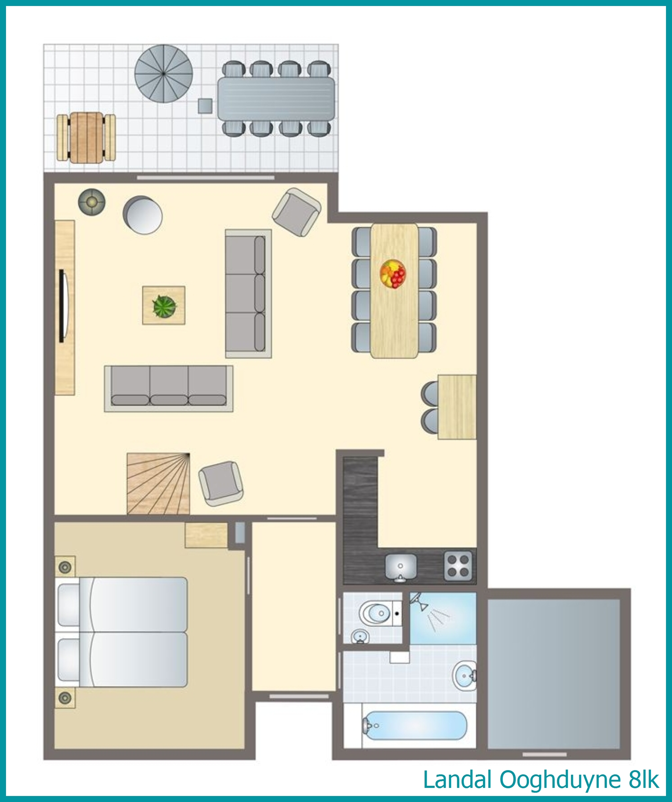 8-Personen-Kinder-Ferienhaus 8lk in Ooghduyne
