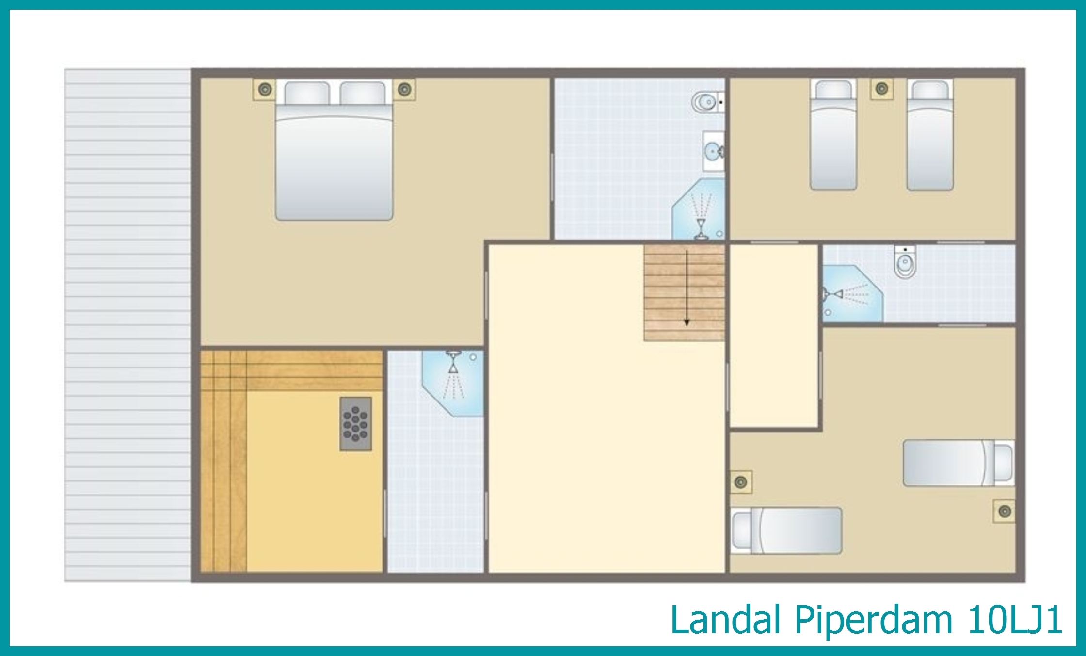 10-Personen-Chalet 10LJ1 in Piperdam