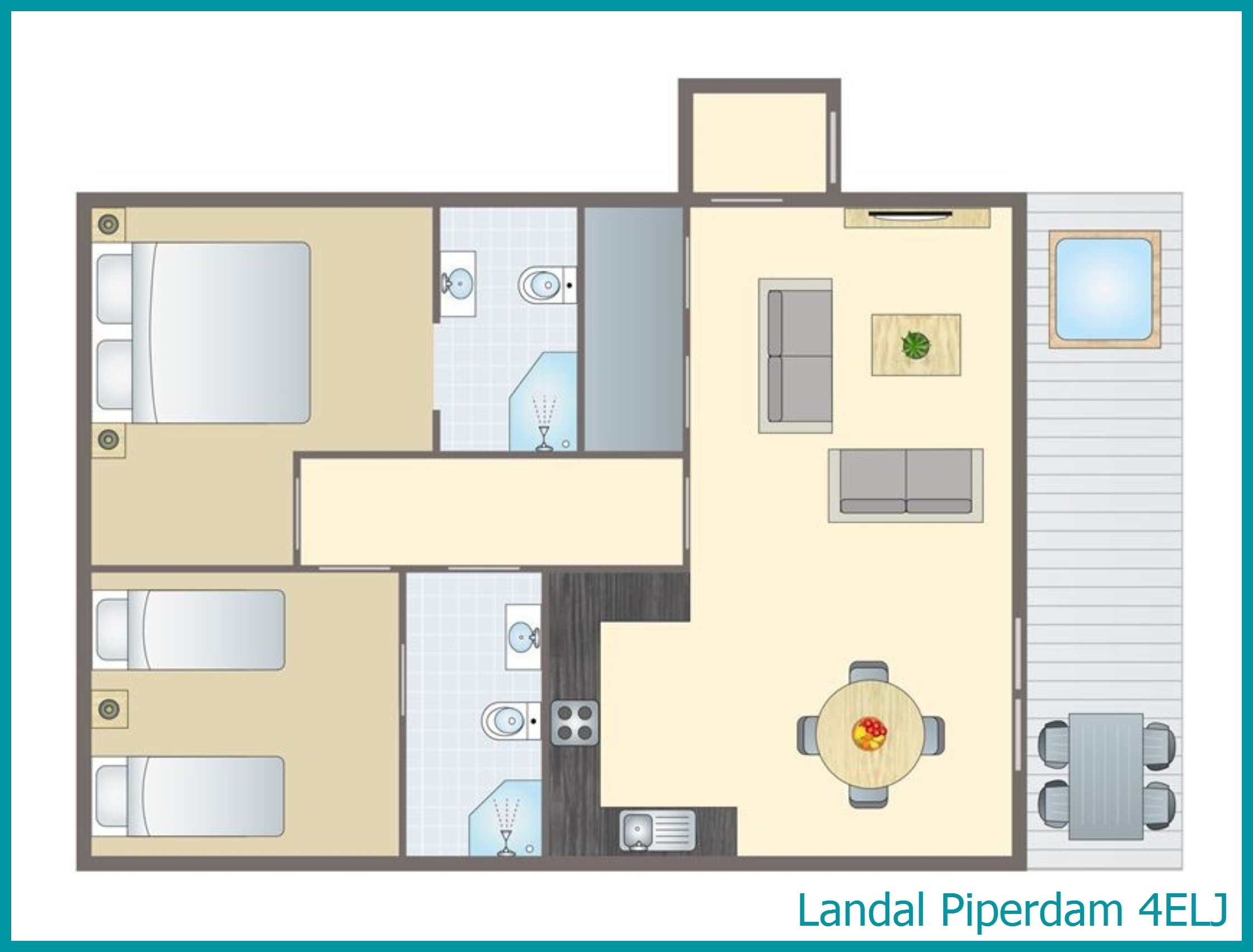 4-Personen-Chalet 4ELJ in Piperdam