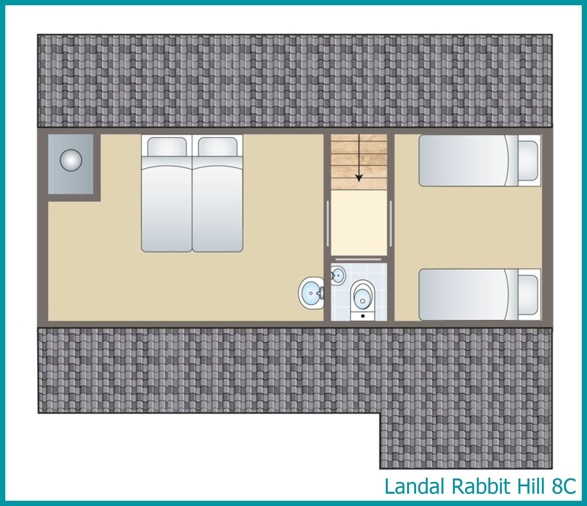8-Personen-Ferienhaus 8C in Rabbit Hill