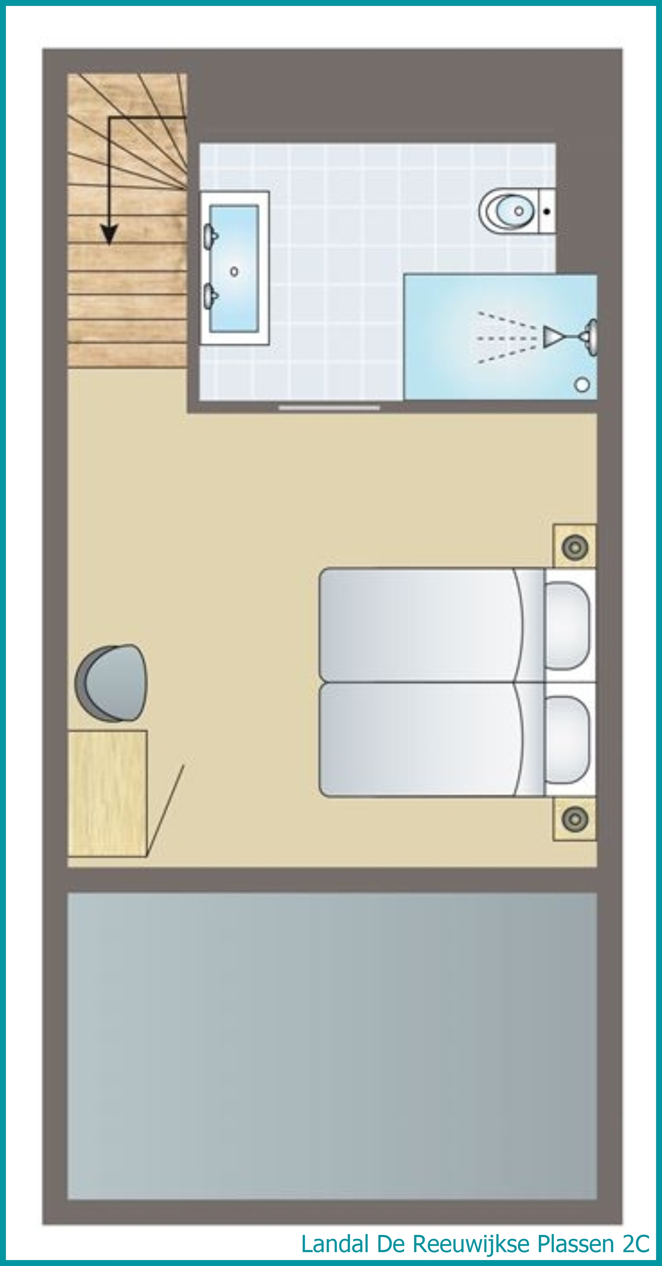 2-Personen-Wasserhaus 2C in De Reeuwijkse Plassen