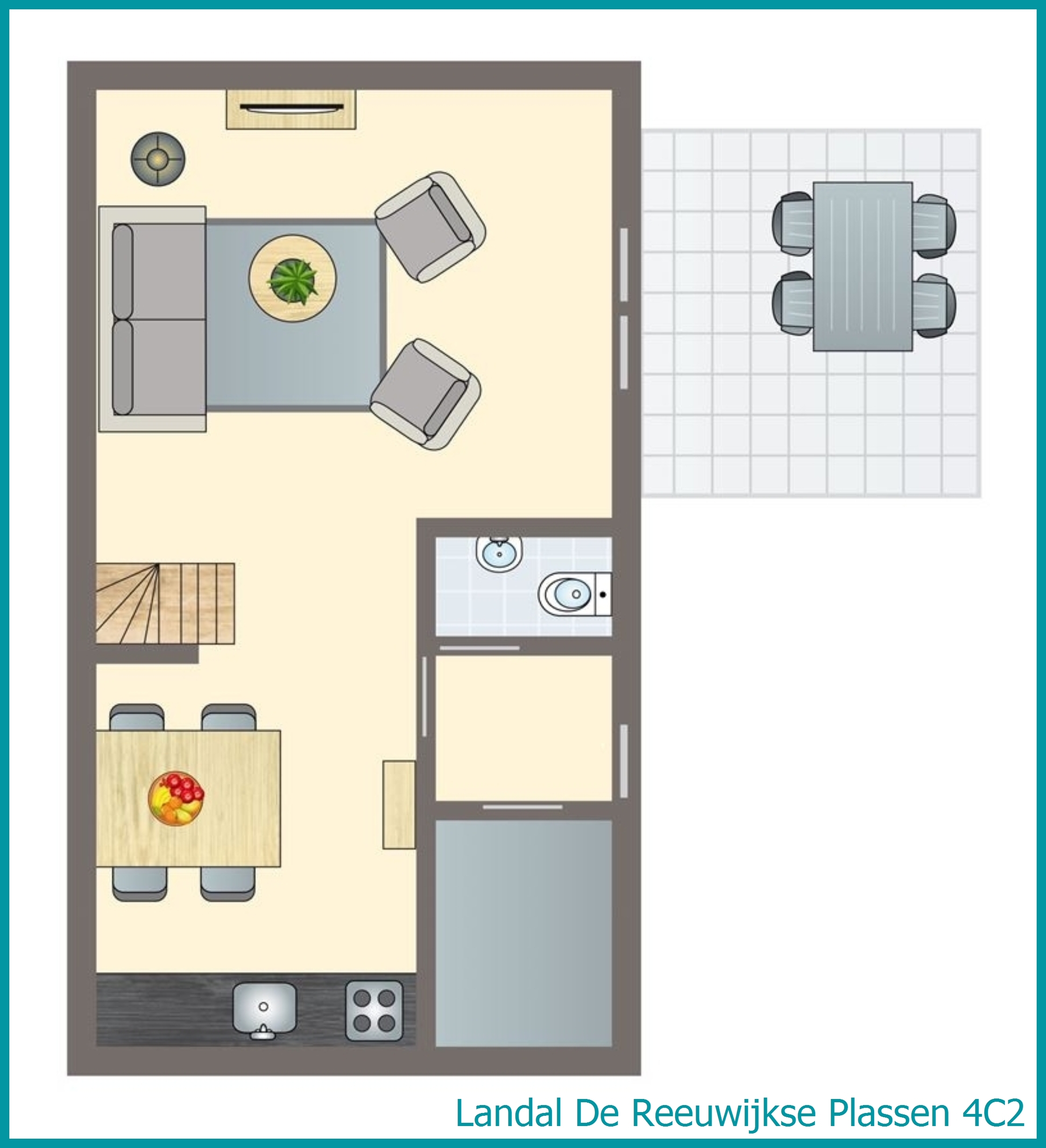 4-Personen-Wasserhaus 4C2 in De Reeuwijkse Plassen