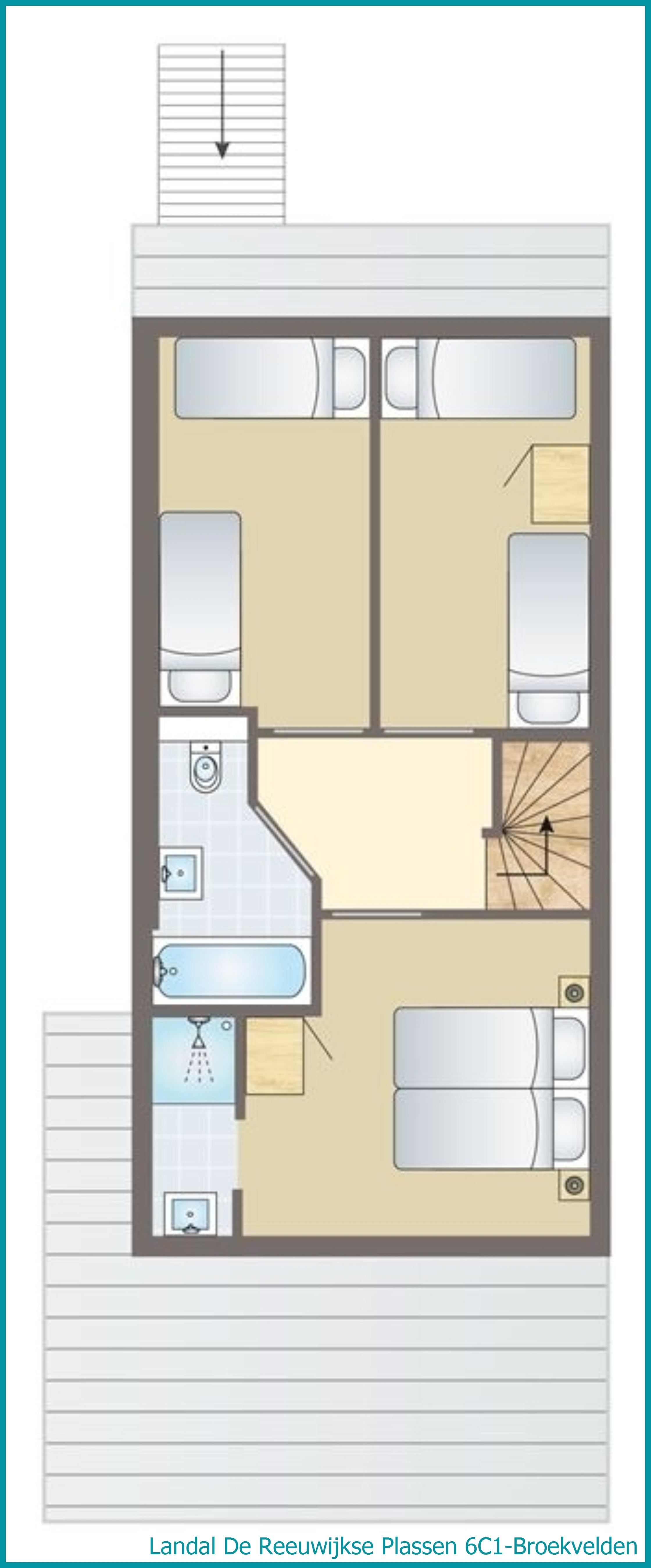 6-Personen-Wasserhaus 6C1-Broekvelden in De Reeuwijkse Plassen