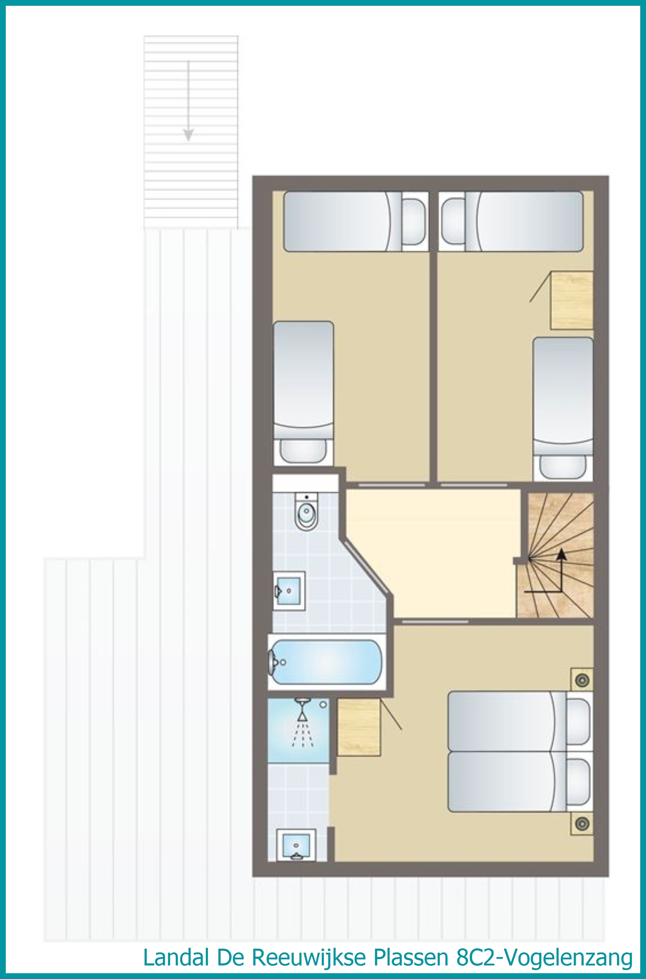 8-Personen-Wasserhaus 8C2-Vogelenzang in De Reeuwijkse Plassen