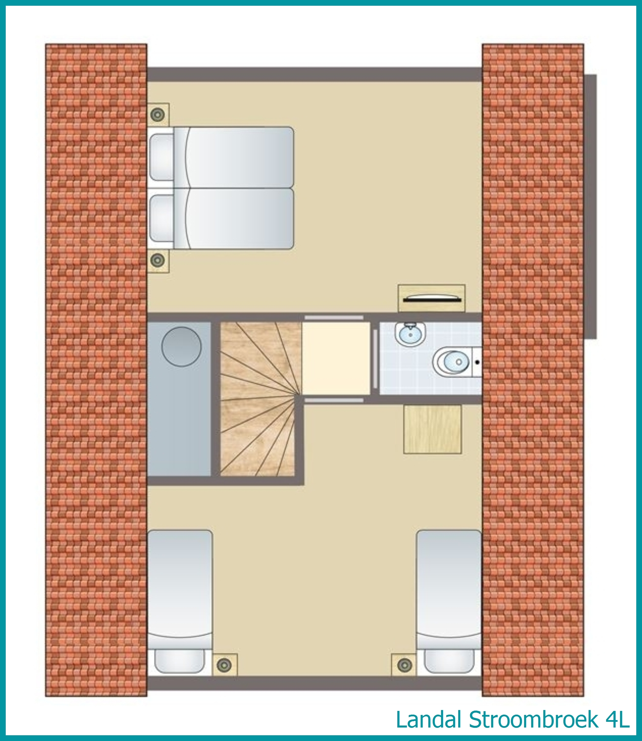 4-Personen-Ferienhaus 4L in Stroombroek