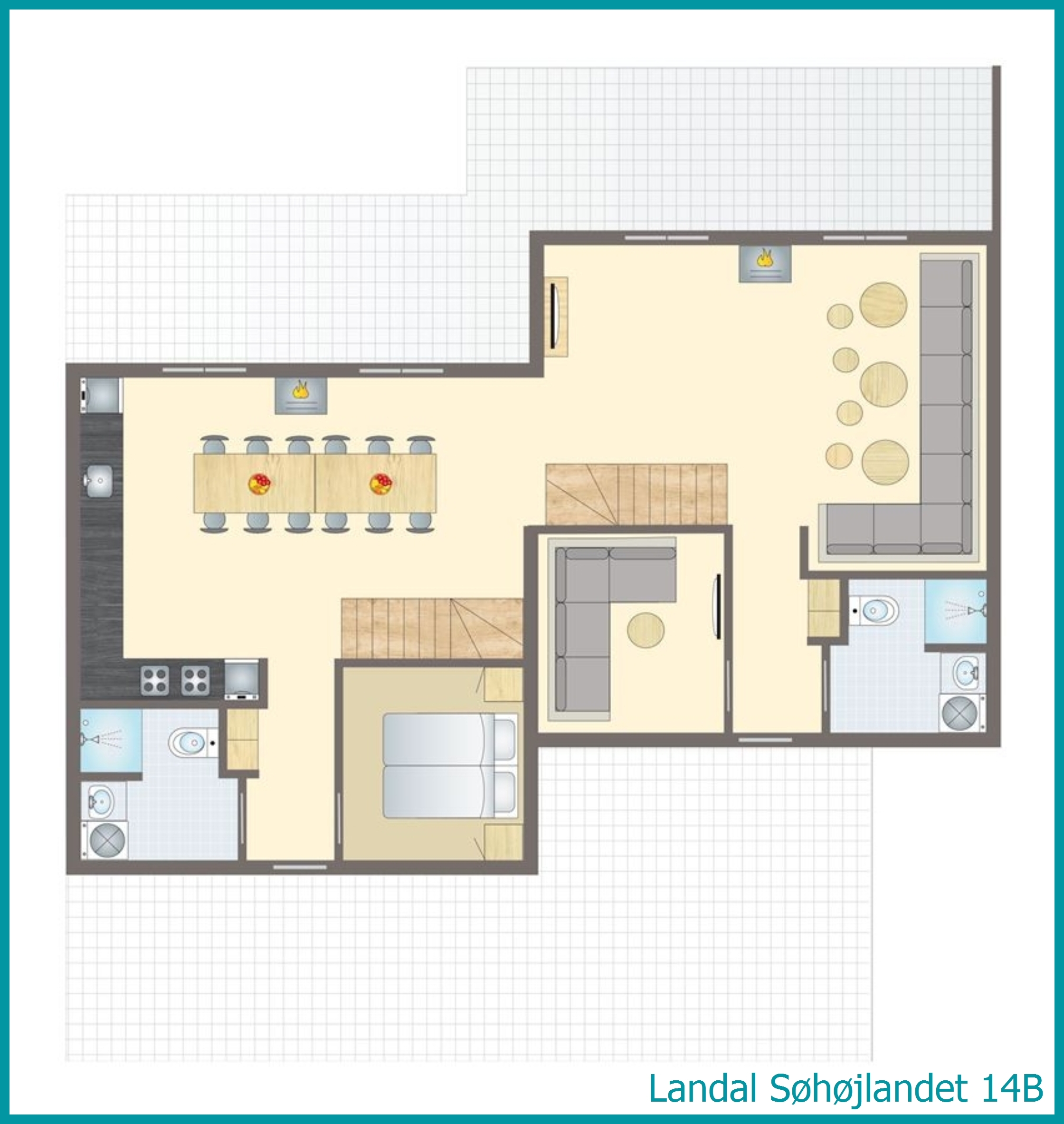 14-Personen-Ferienhaus 14B in Søhøjlandet