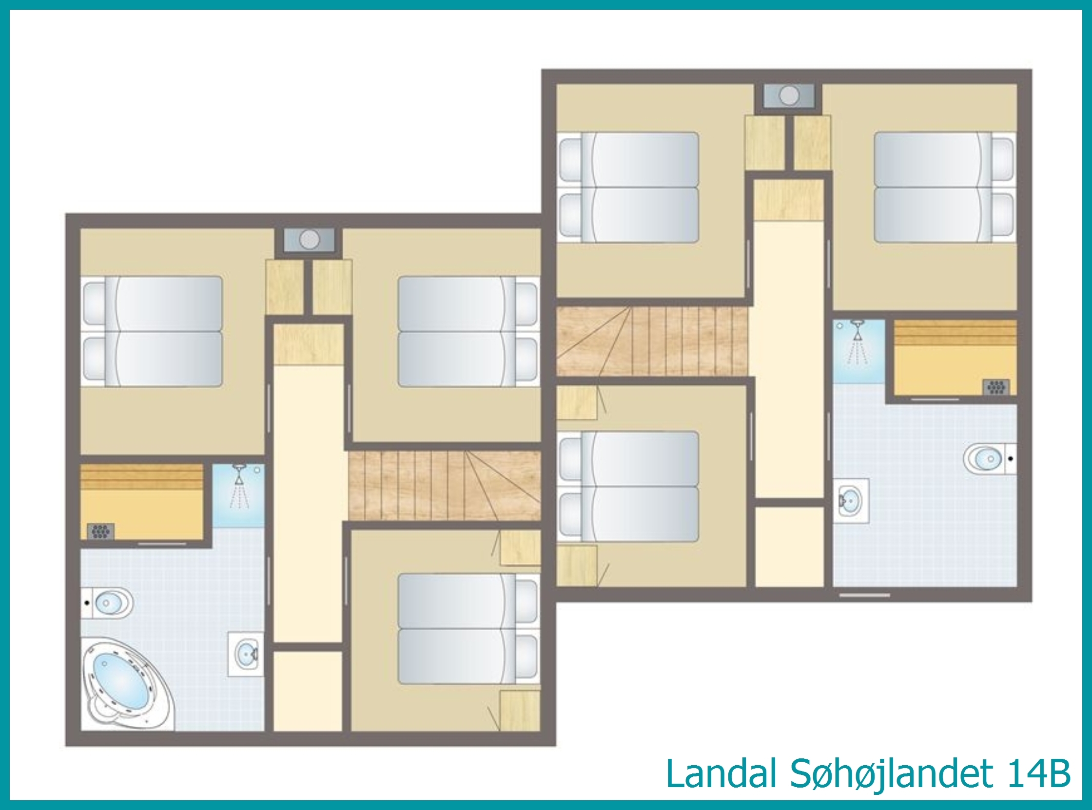 14-Personen-Ferienhaus 14B in Søhøjlandet