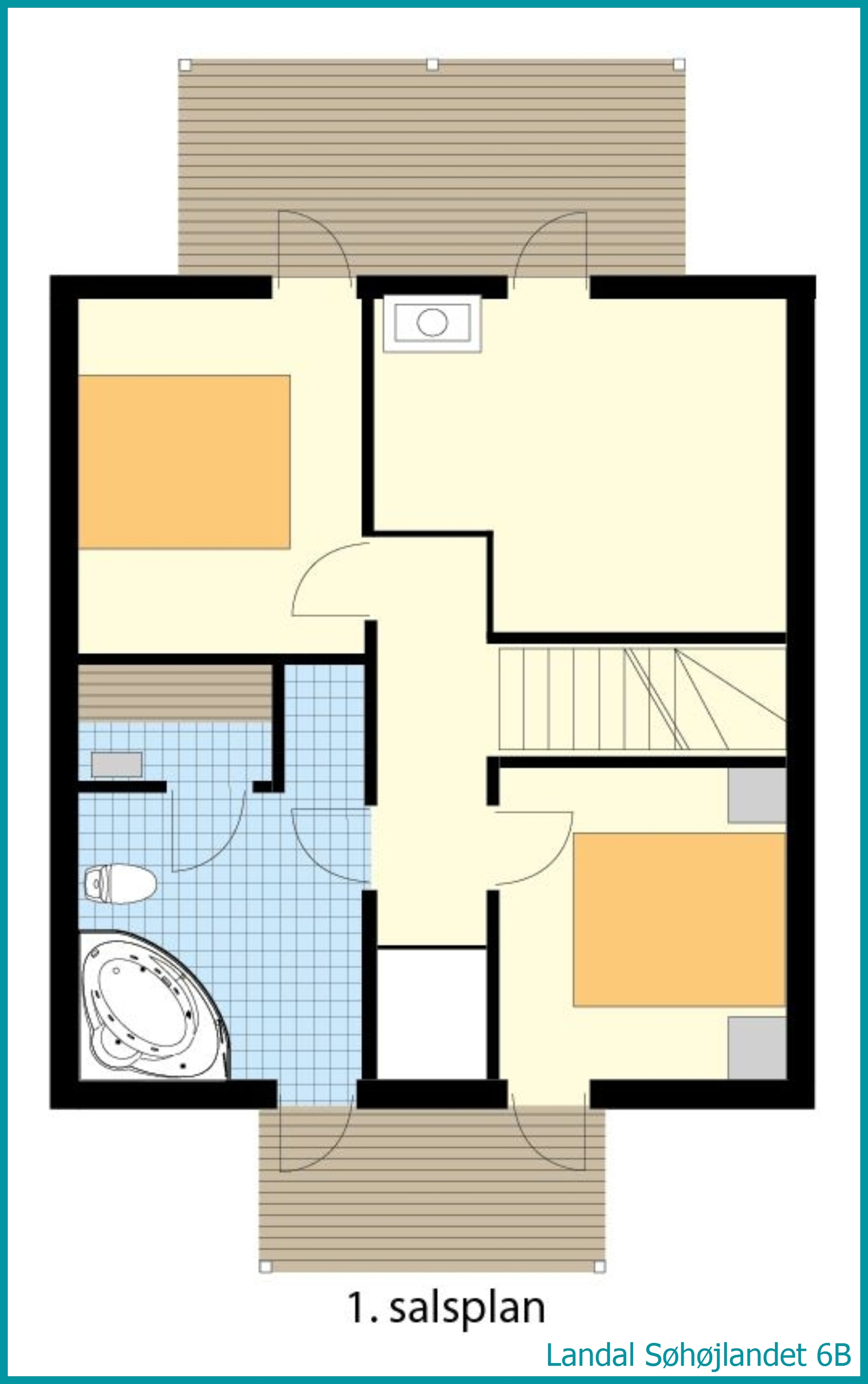 6-Personen-Ferienhaus 6B in Søhøjlandet