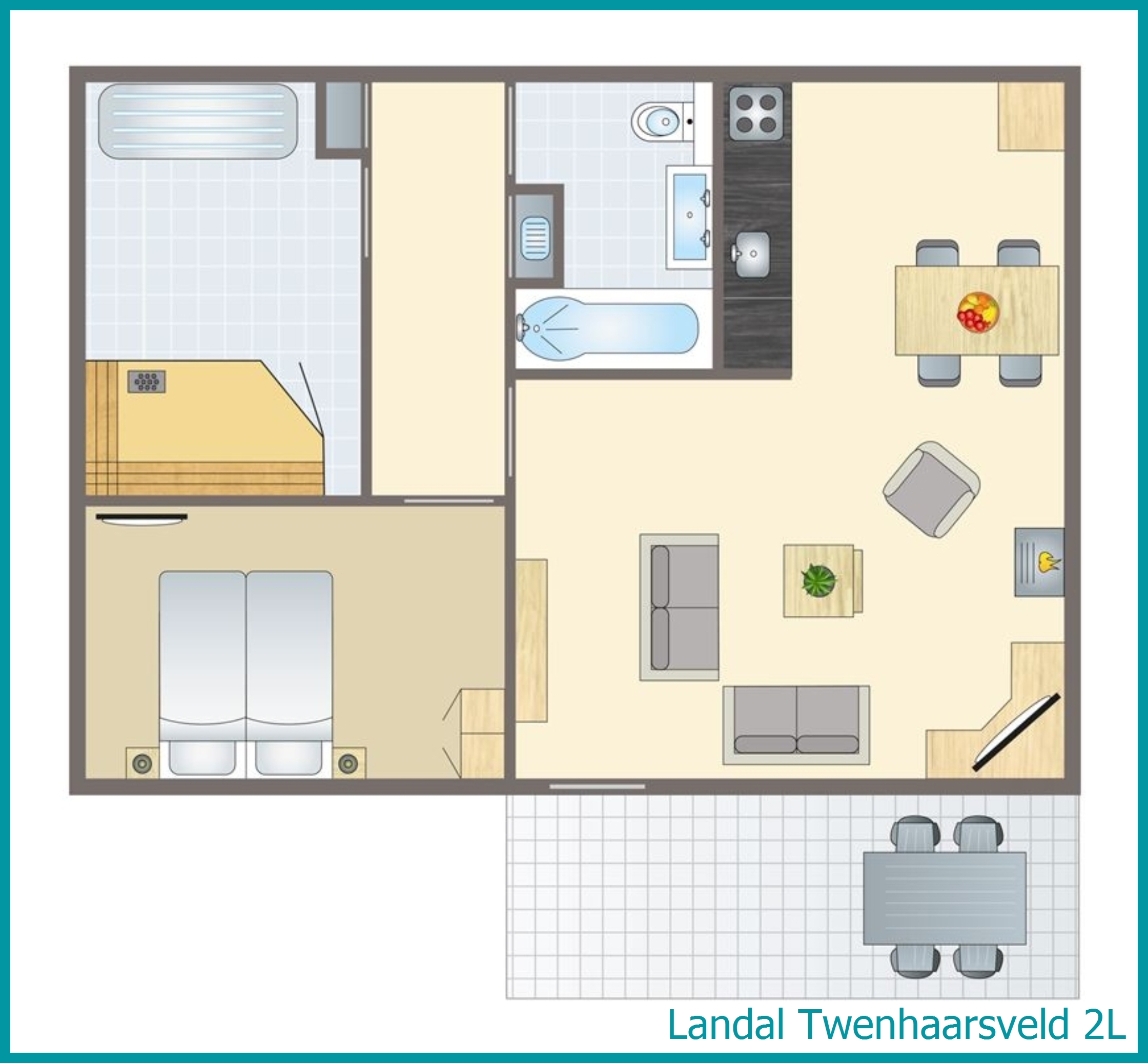 2-Personen-Ferienhaus 2L in Twenhaarsveld