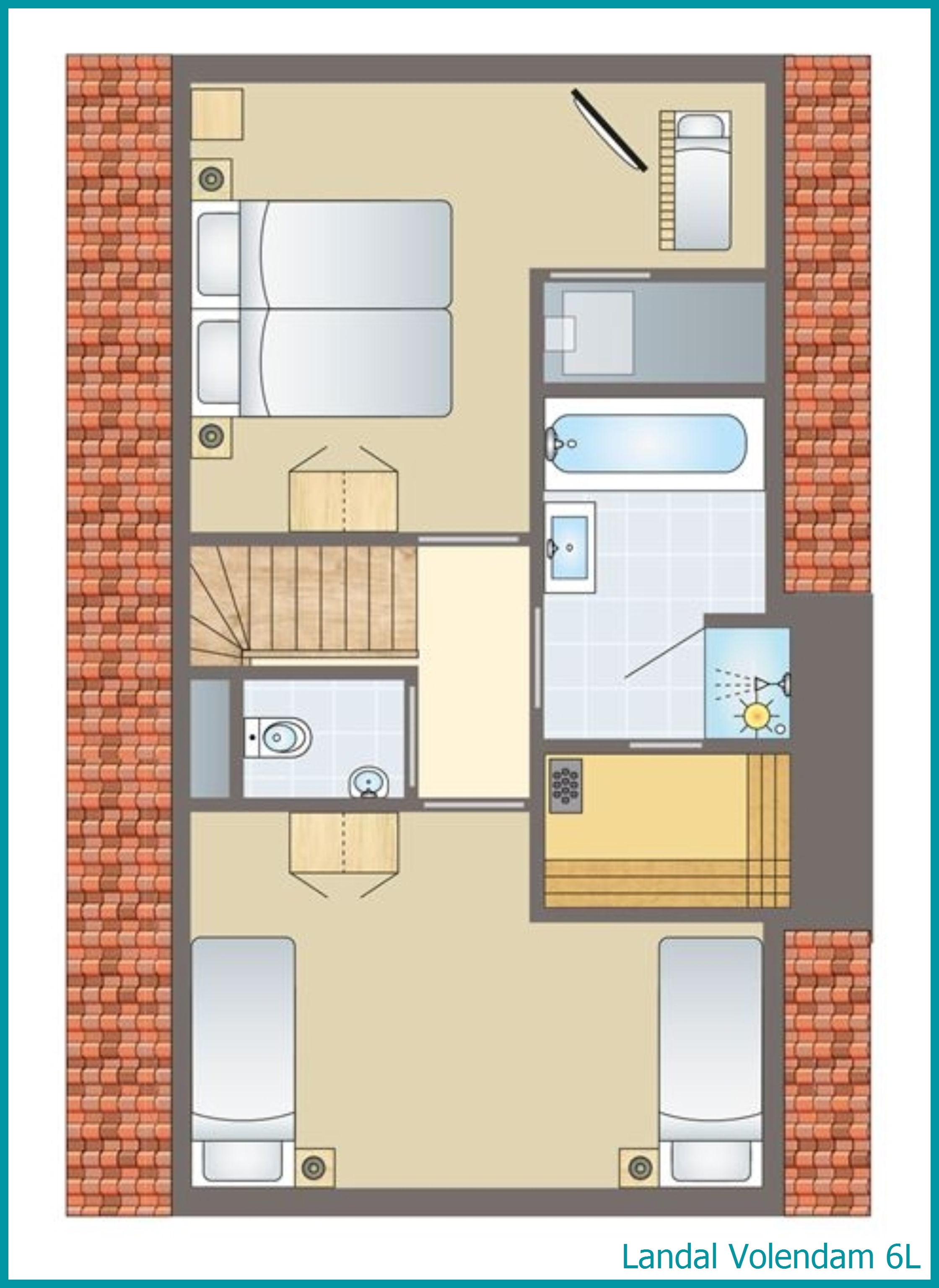6-Personen-Ferienhaus 6L in Volendam