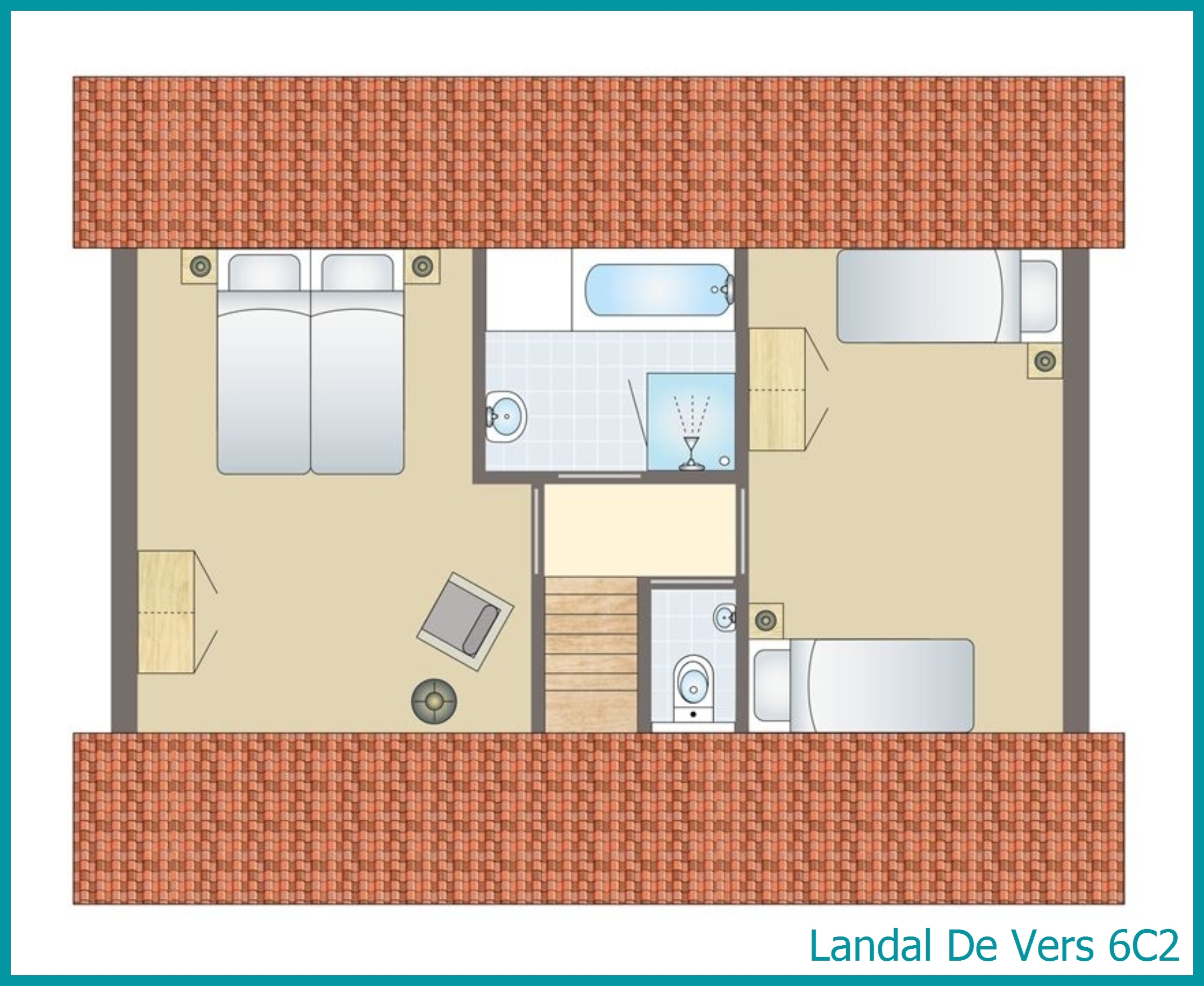 6-Personen-Ferienhaus 6C2 in De Vers