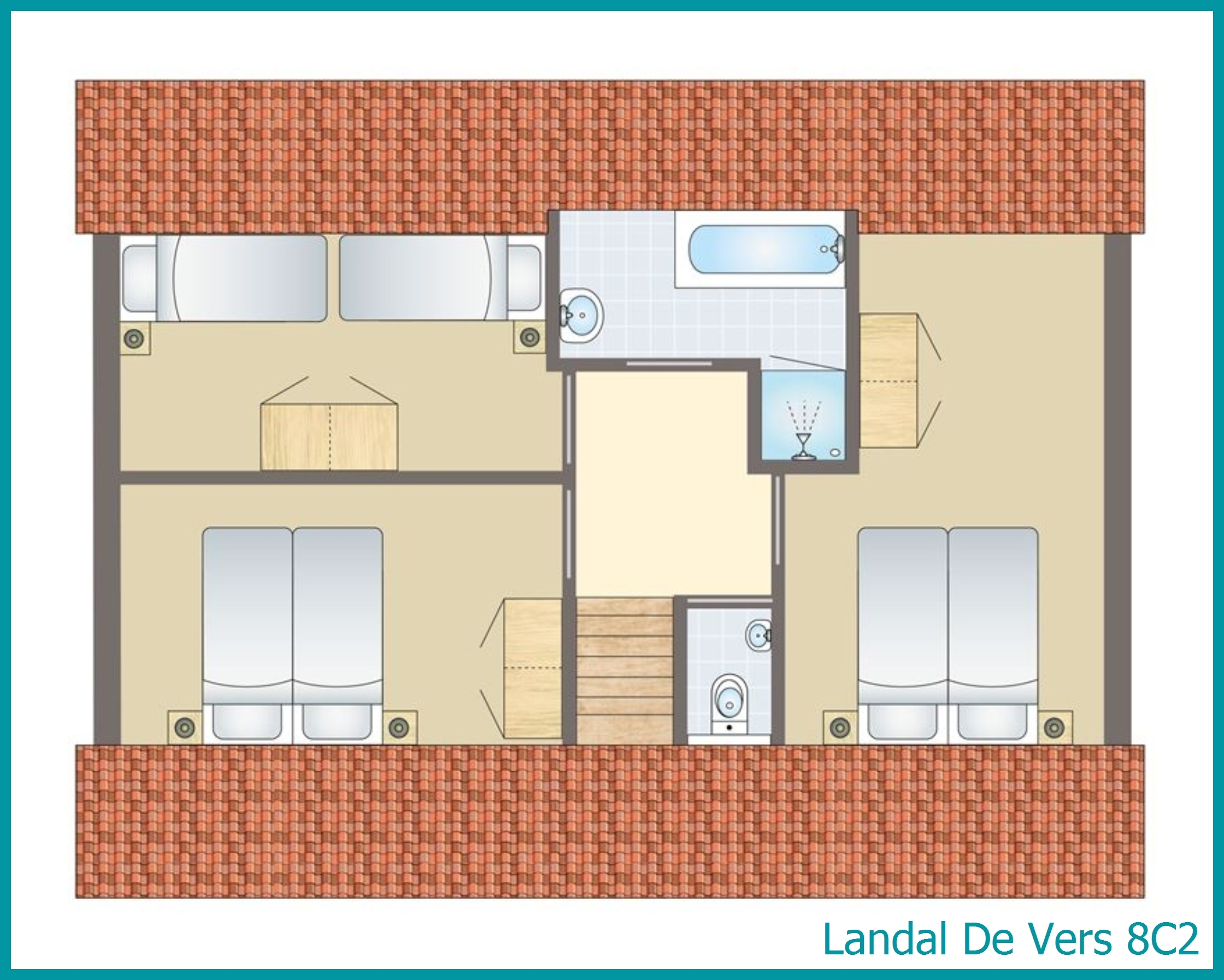8-Personen-Ferienhaus 8C2 in De Vers