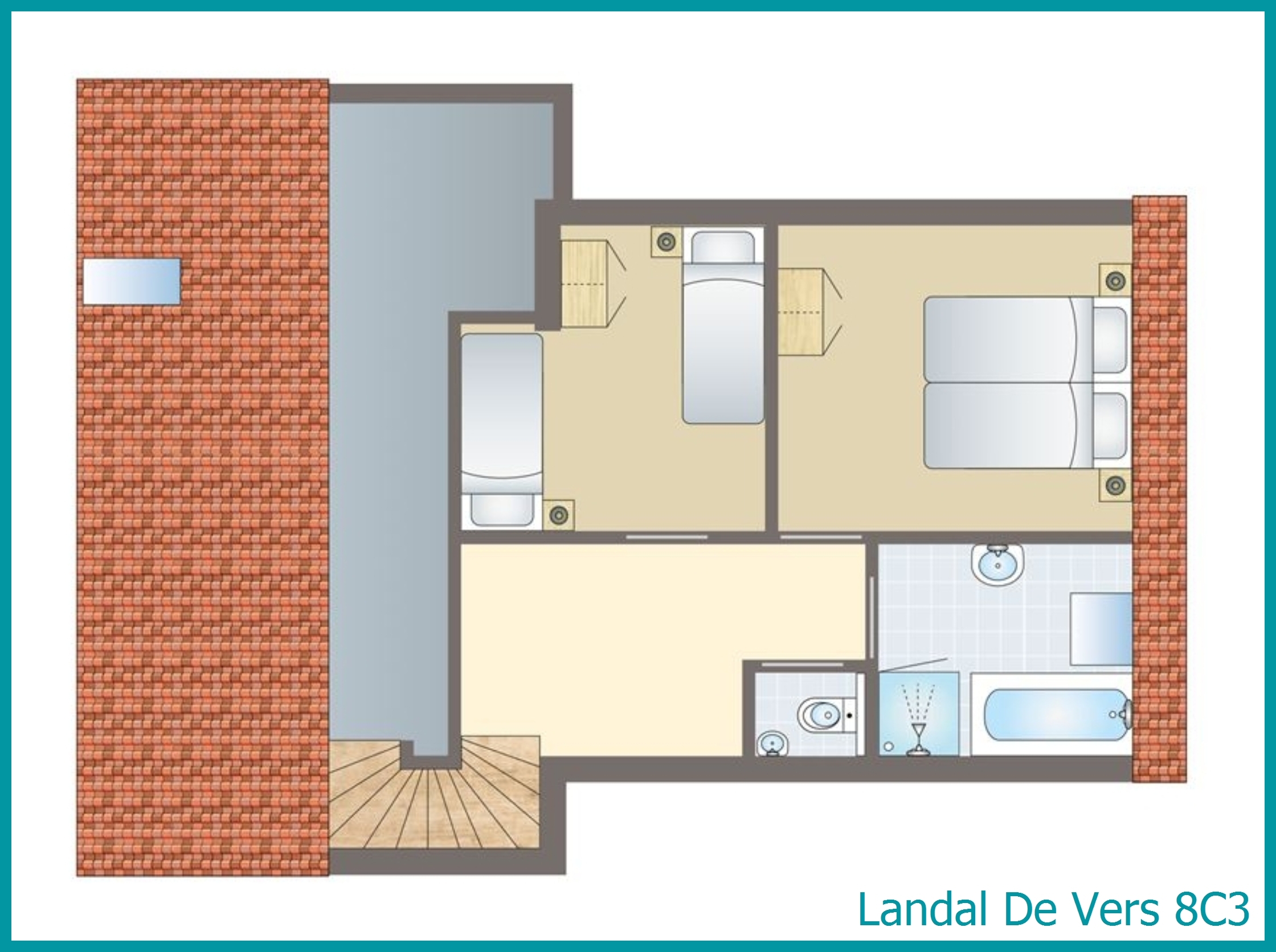 8-Personen-Ferienhaus 8C3 in De Vers