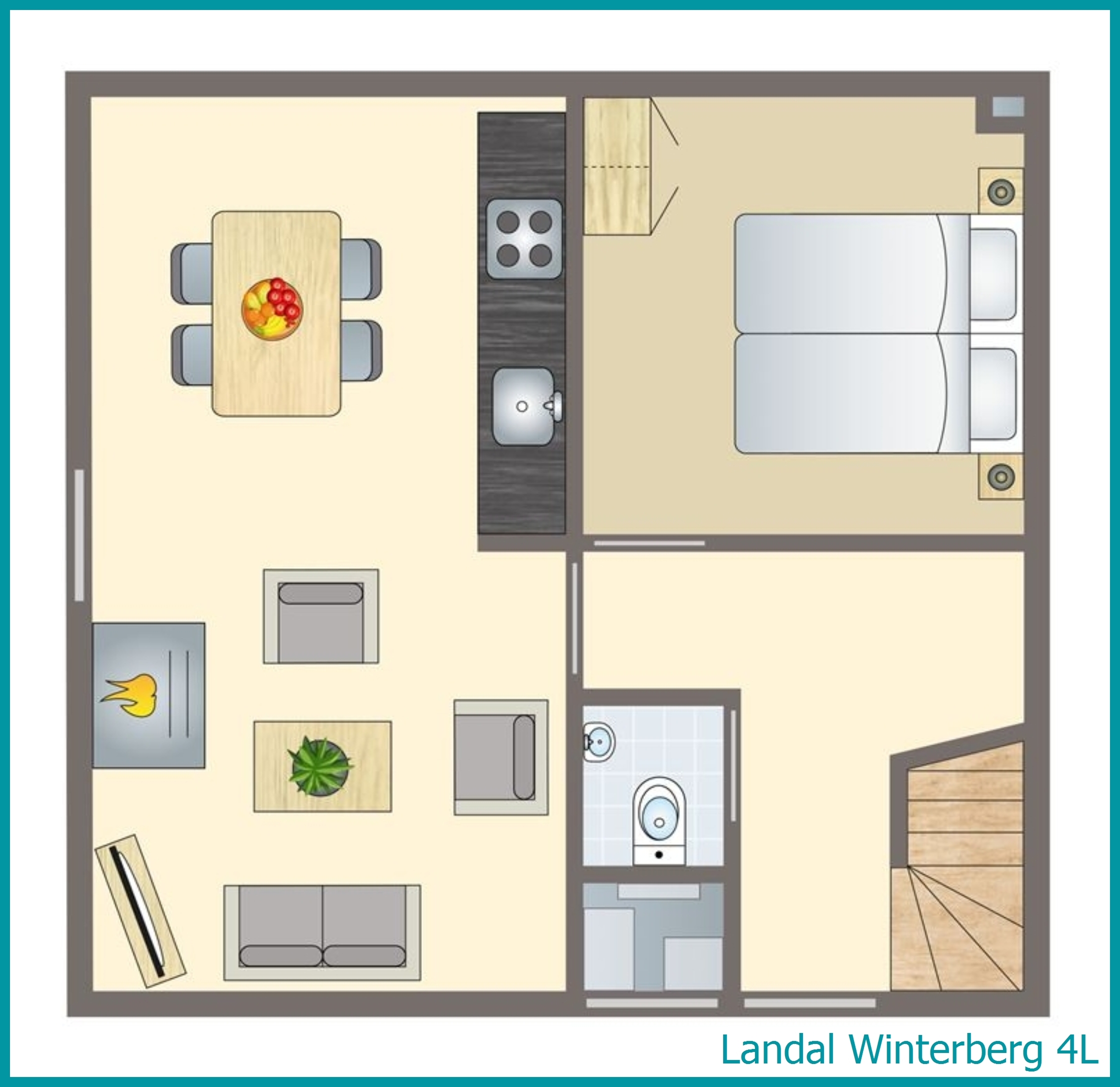 4-Personen-Ferienhaus 4L in Winterberg