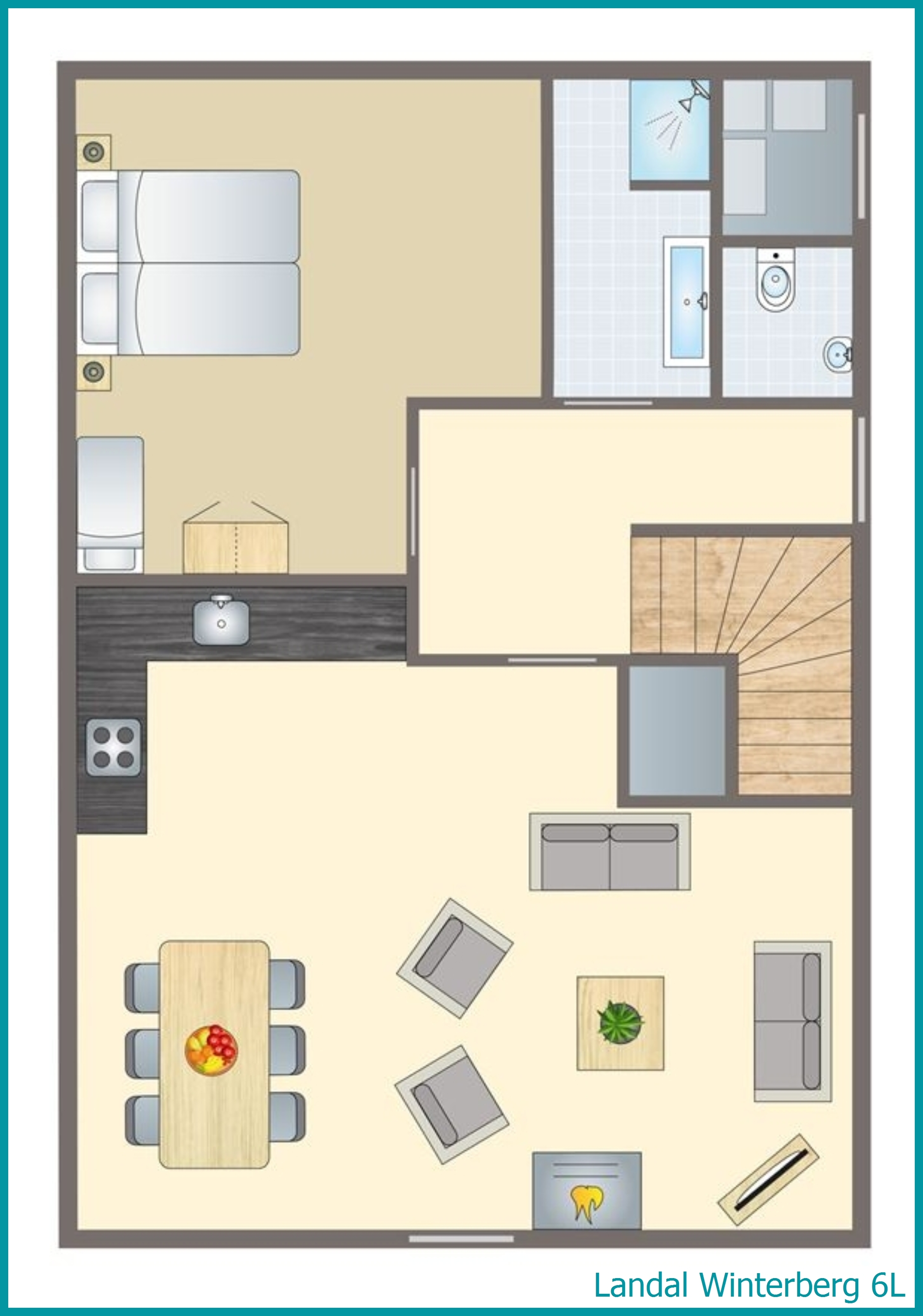 6-Personen-Ferienhaus 6L in Winterberg