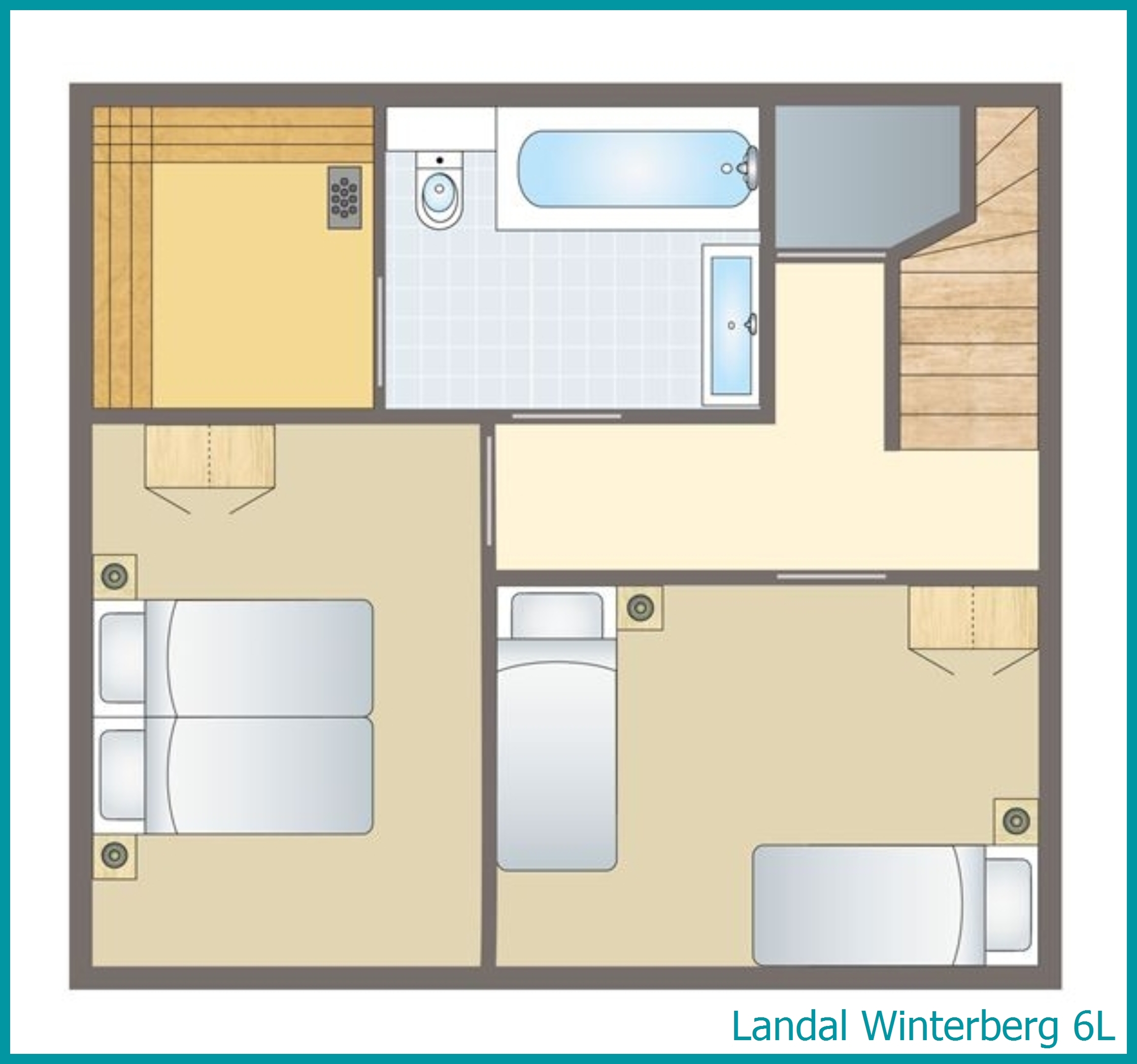 6-Personen-Ferienhaus 6L in Winterberg