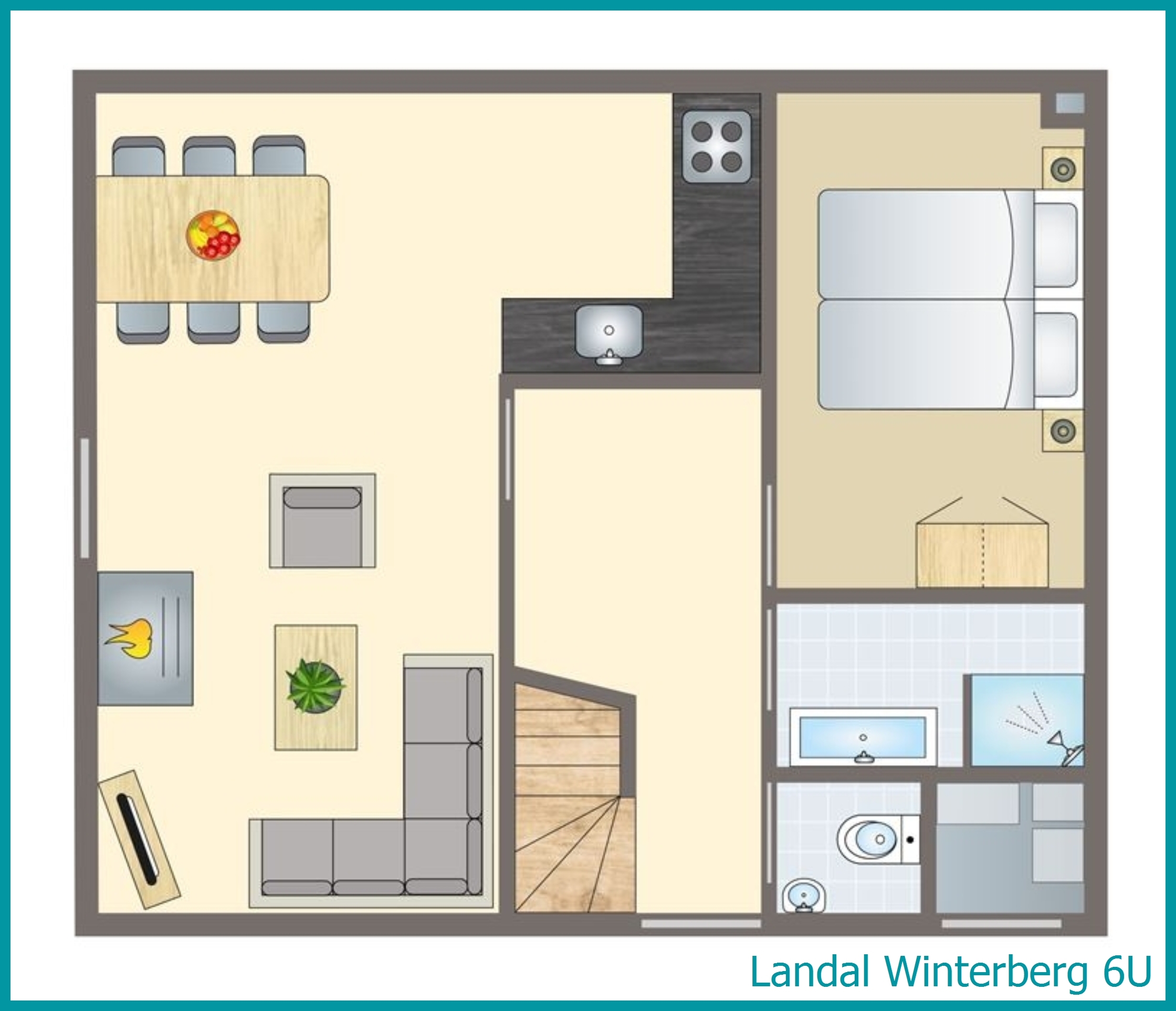 6-Personen-Ferienhaus 6U in Winterberg