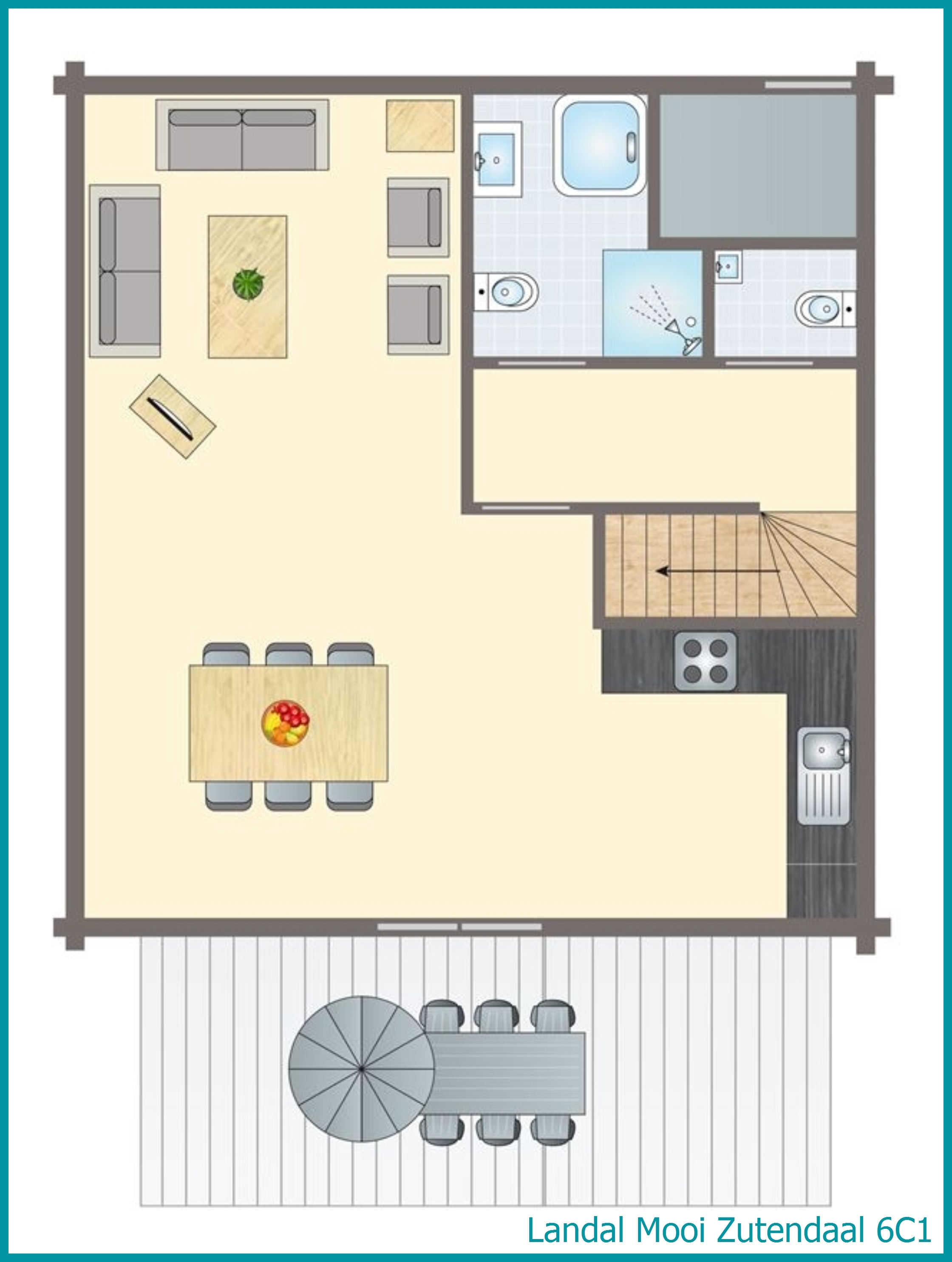 6-Personen-Ferienhaus 6C1 in Mooi Zutendaal
