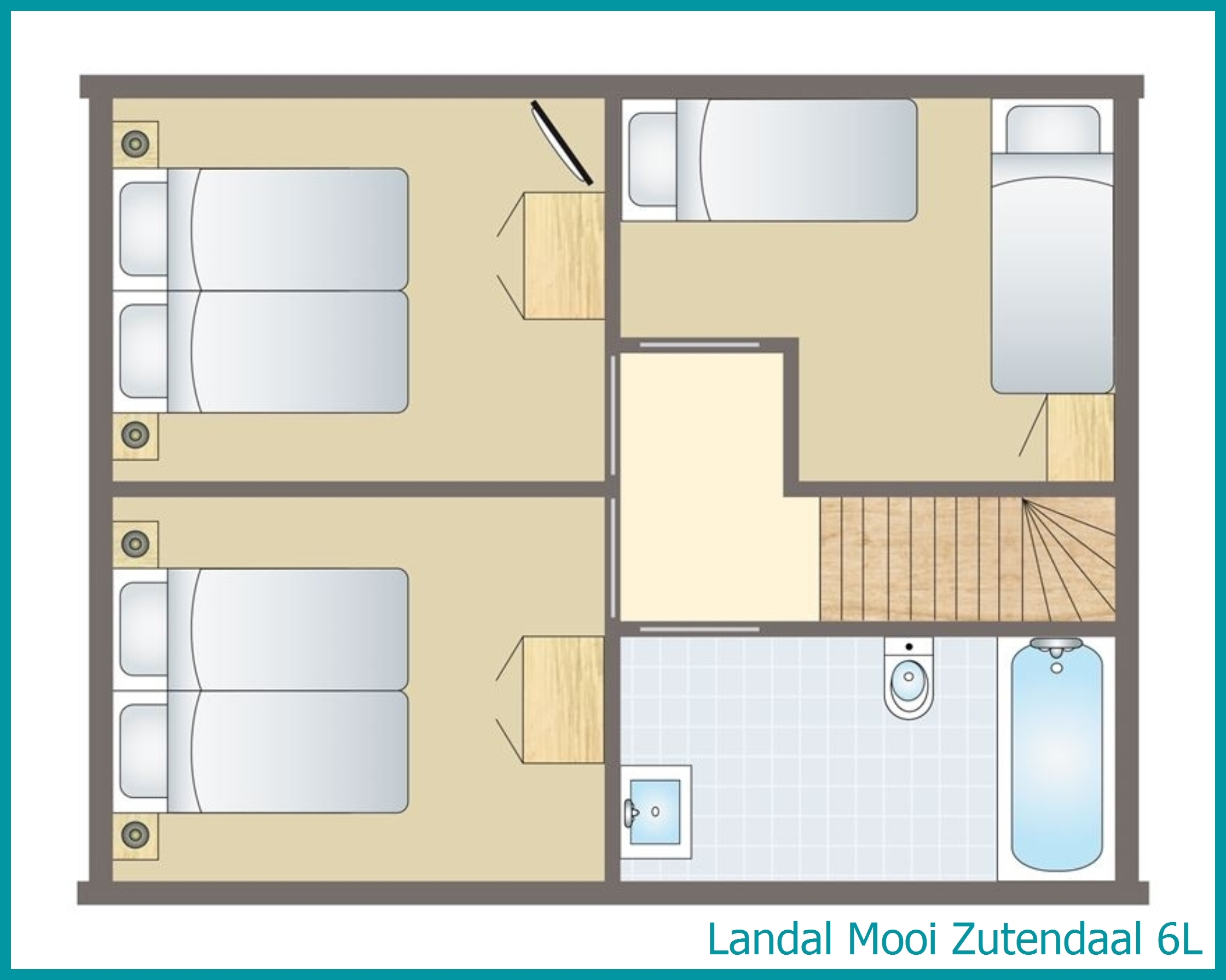 6-Personen-Ferienhaus 6L in Mooi Zutendaal