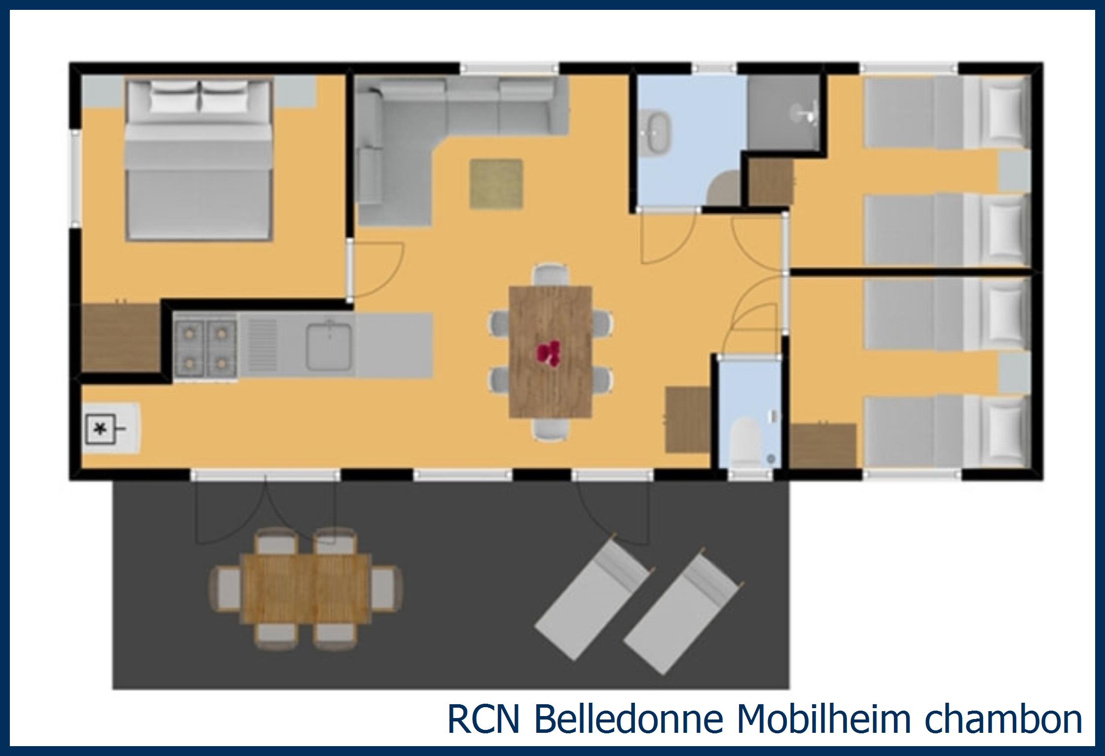  Mobilheim chambon in Belledonne