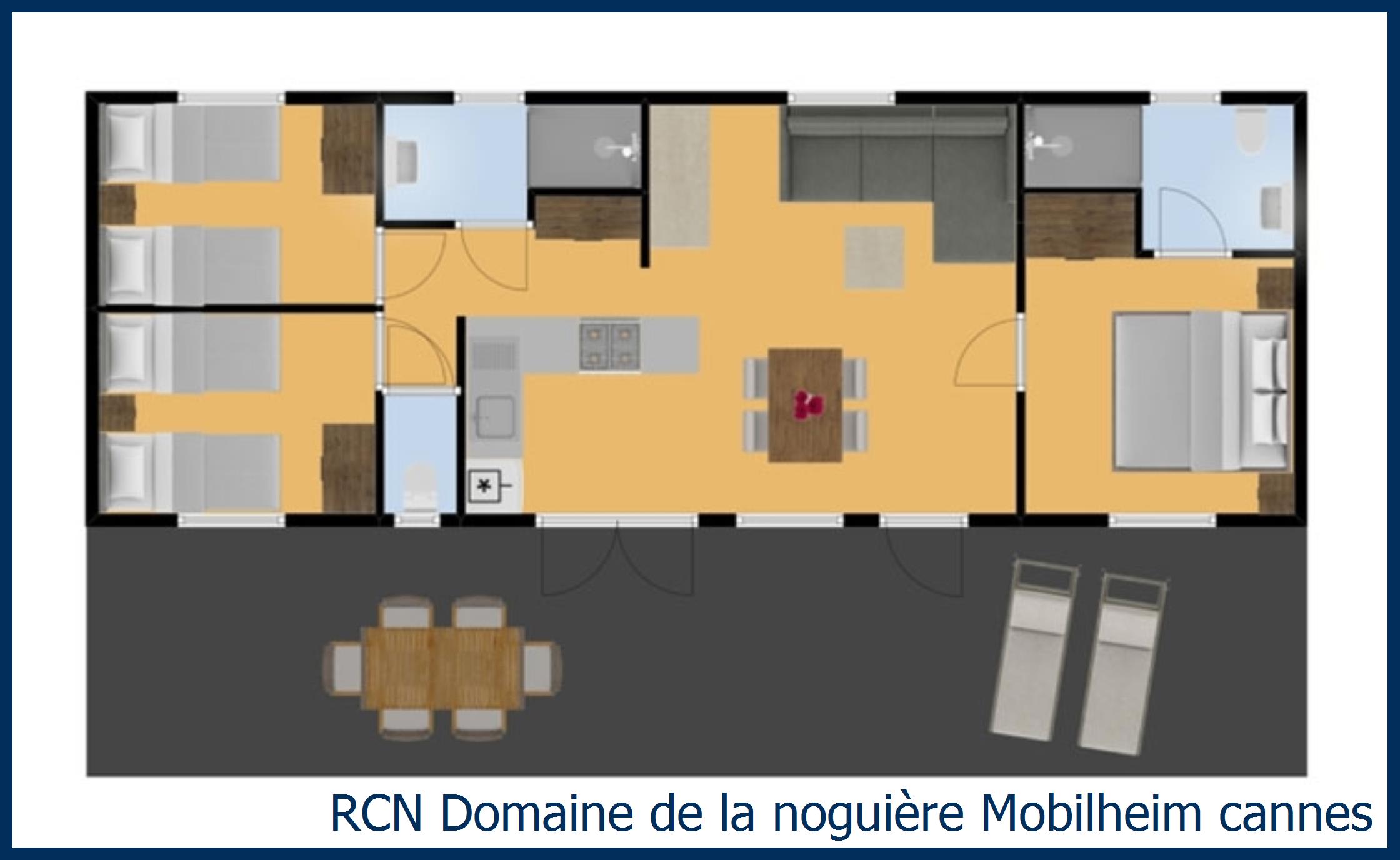 Kindermobilheim Mobilheim cannes in Domaine de la Noguière