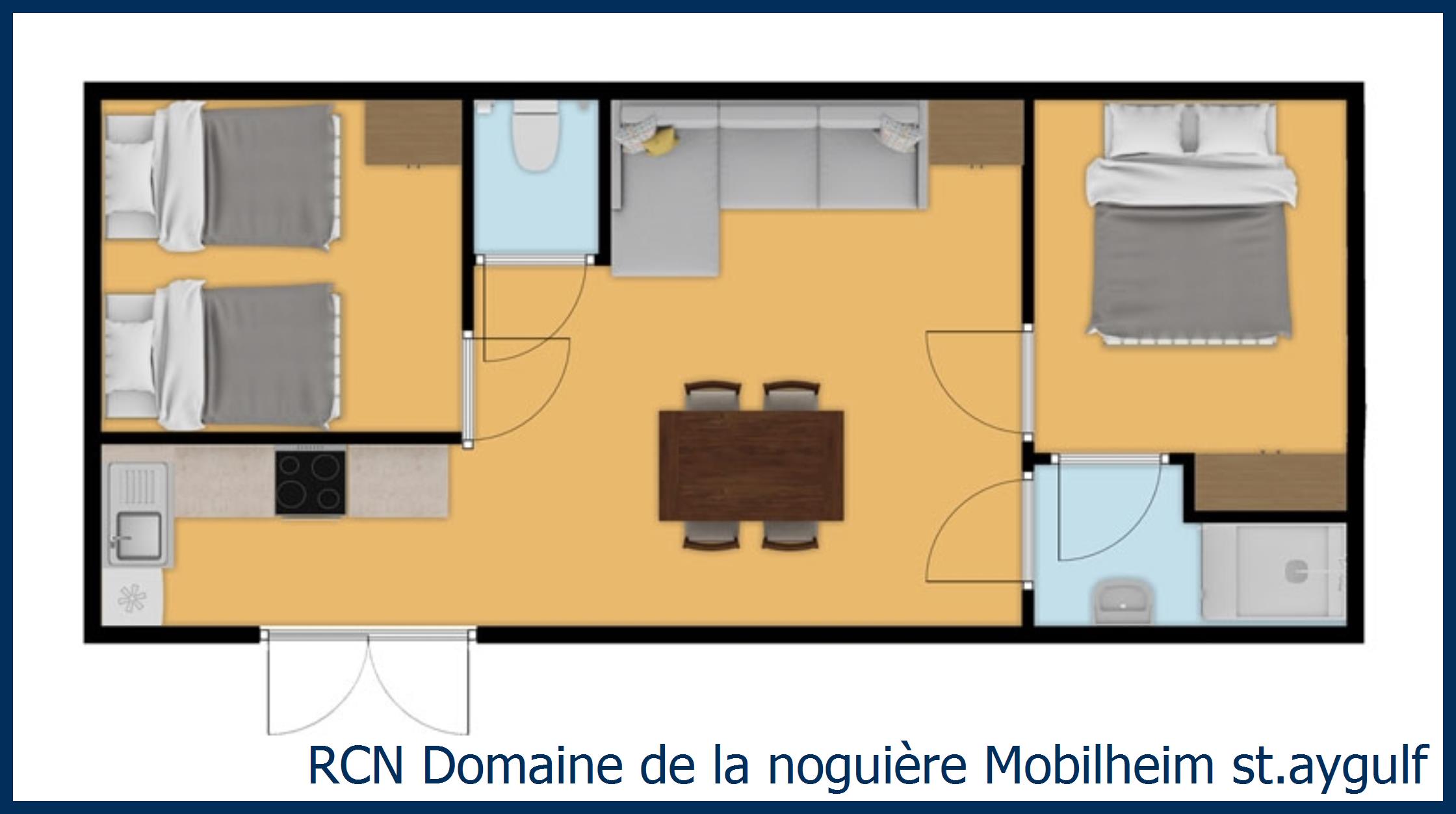 Kindermobilheim Mobilheim st.aygulf in Domaine de la Noguière