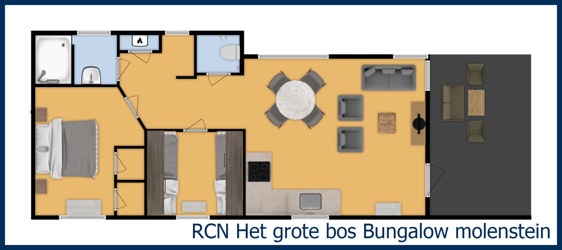 Ferienhaus molenstein in Het Grote Bos