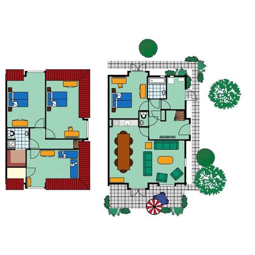 Bungalow H8 in Noordzee Résidence De Banjaard