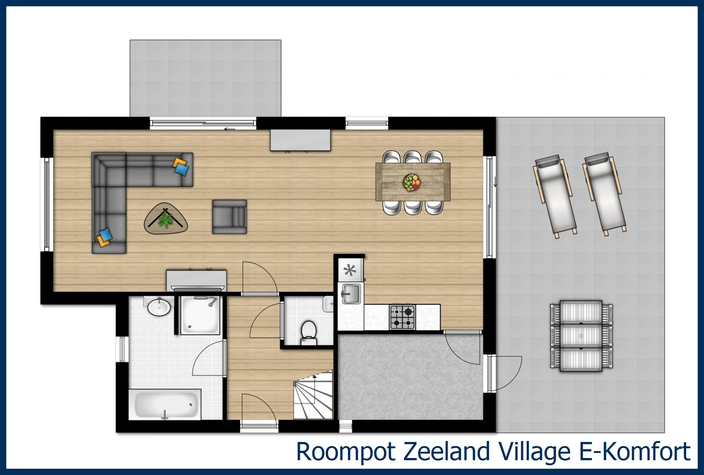 Bungalow E-Komfort in Zeeland Village