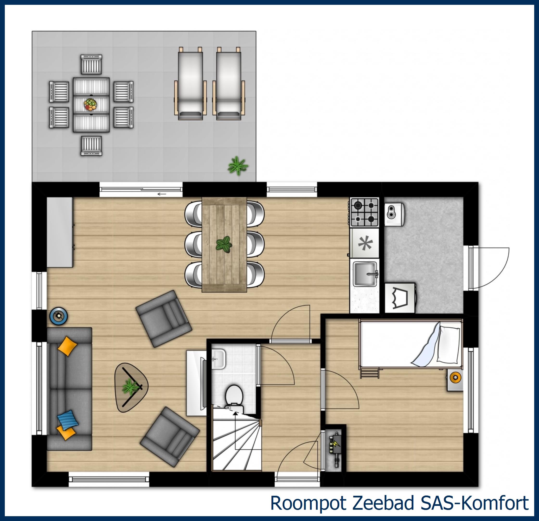 Bungalow SAS-Komfort in Zeebad