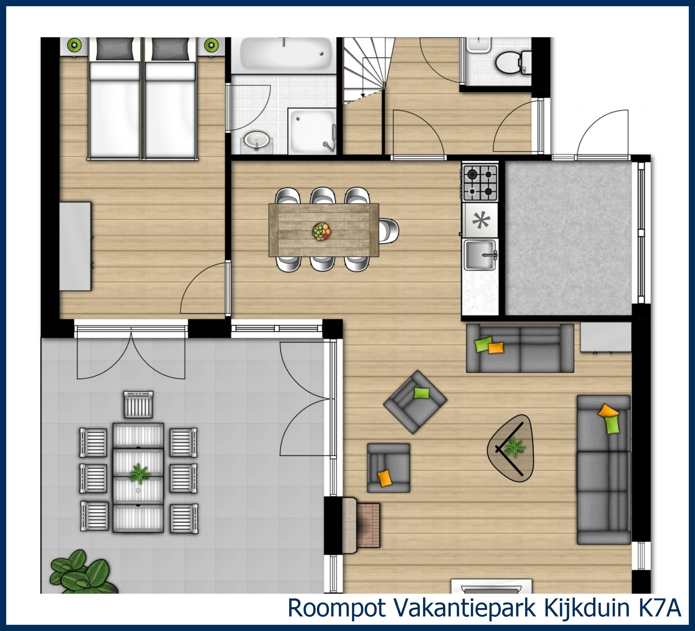 Bungalow K7A in Kijkduin