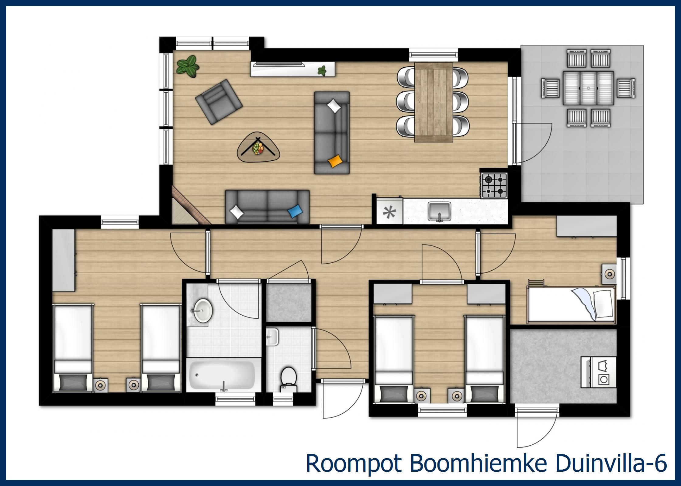 Bungalow Duinvilla-6 in Boomhiemke