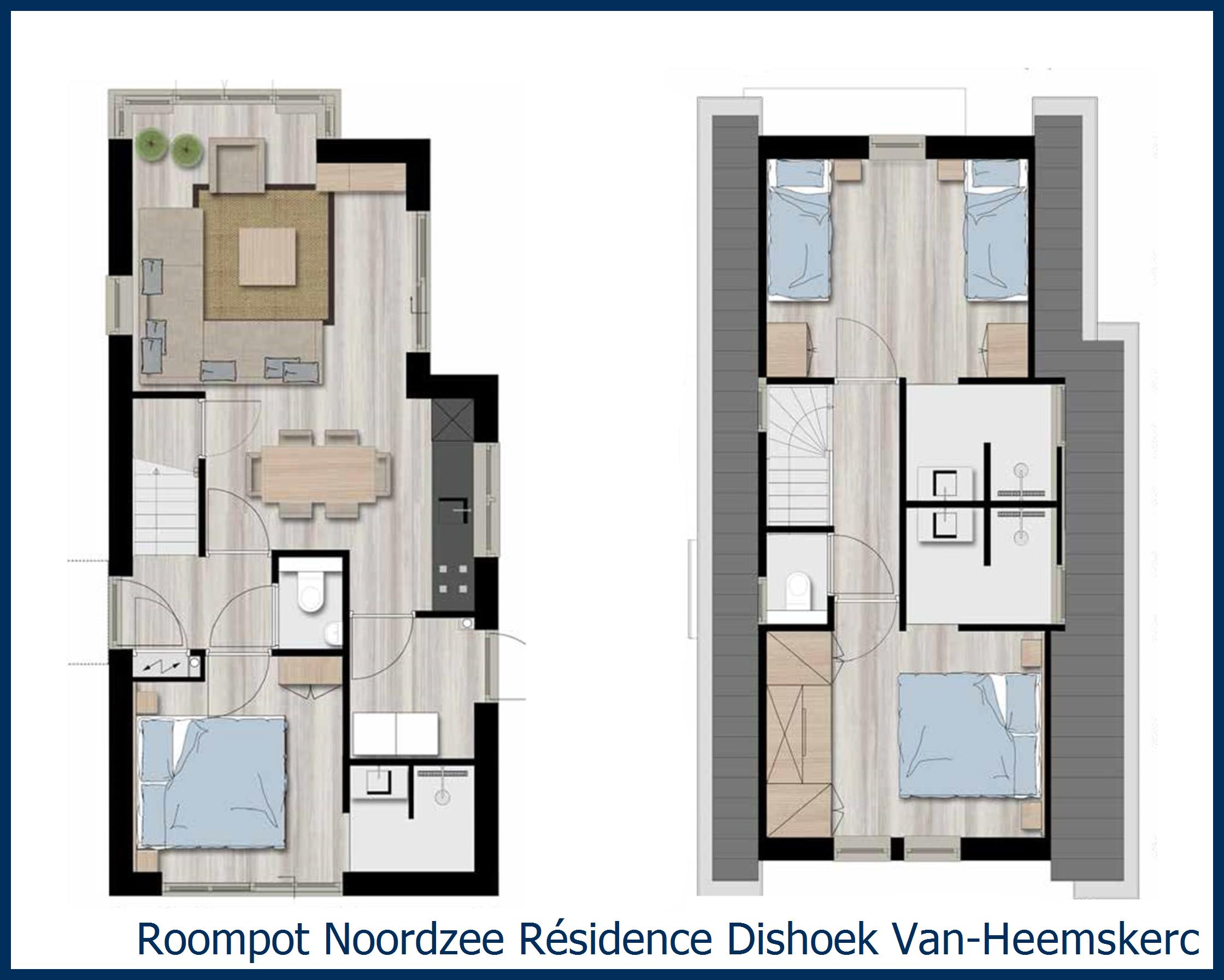 Villa Van-Heemskerck-Luxe-6 in Noordzee Résidence Dishoek