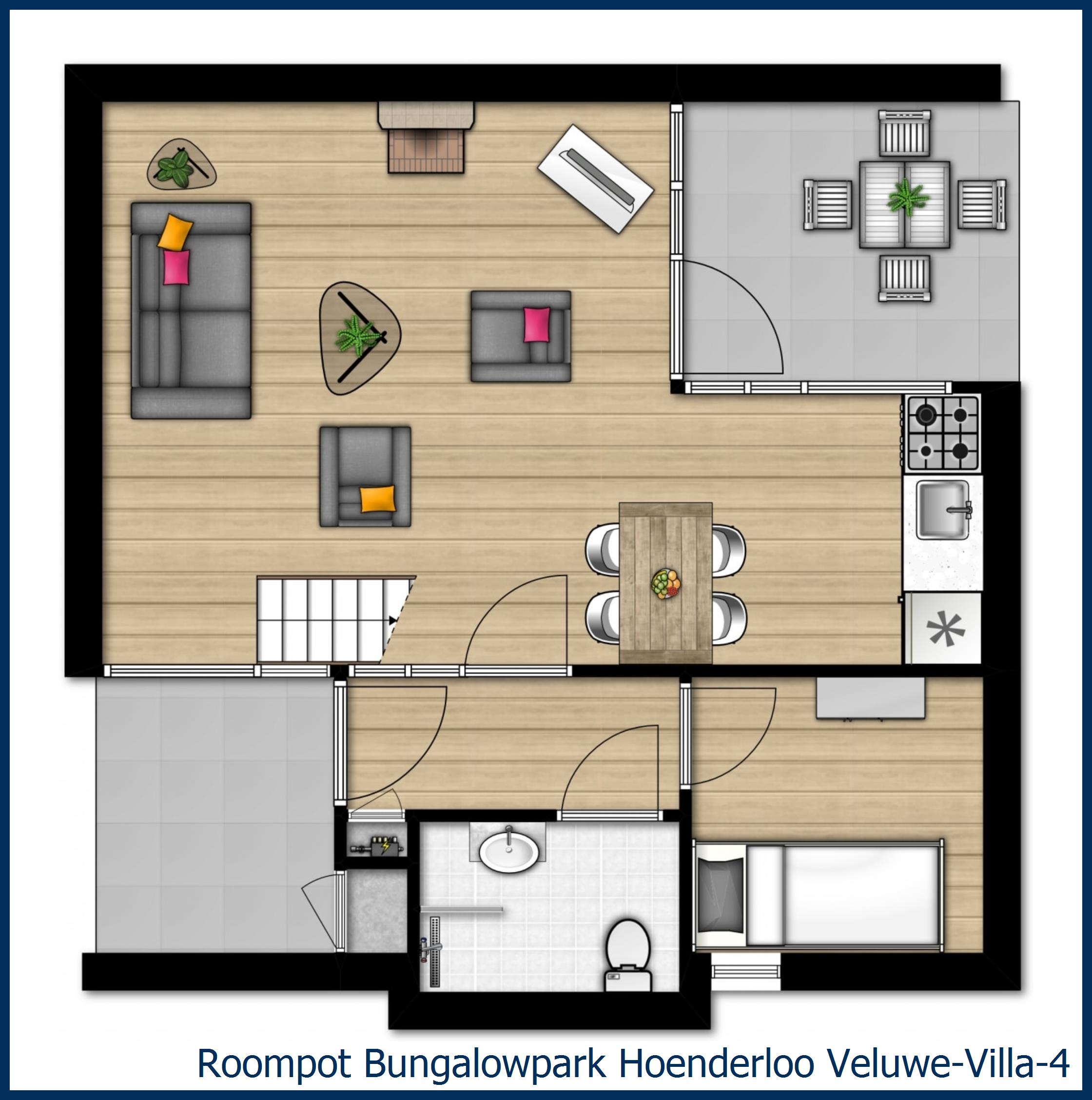 Bungalow Veluwe-Villa-4 in Hoenderloo