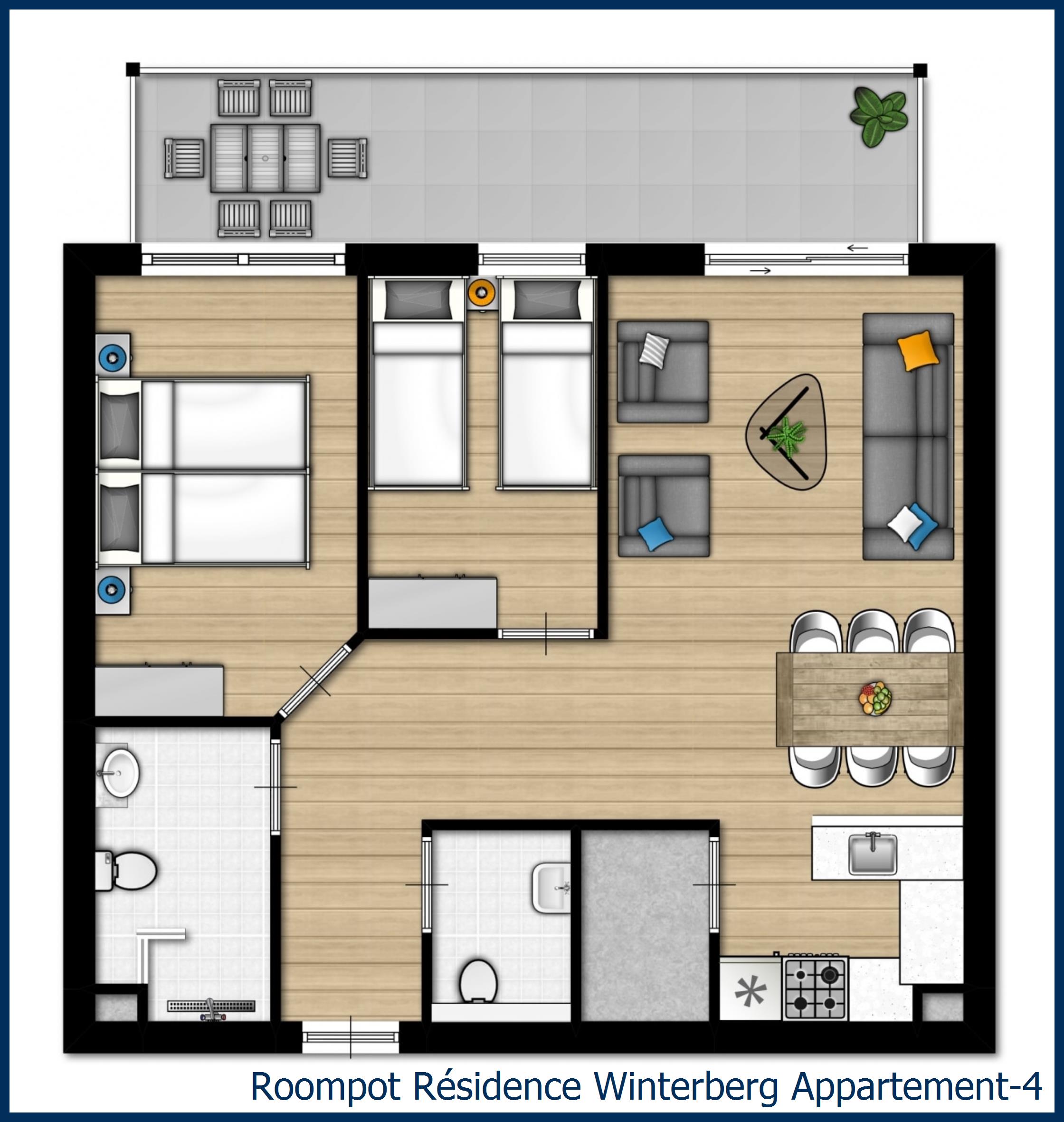 Appartement 4 in Résidence Winterberg